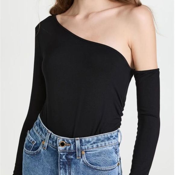 L’AGENCE Hattie One Shoulder Top - Picture 1 of 15